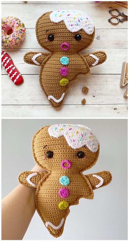 Gingerbread Man Free Crochet Pattern Tutorials & More