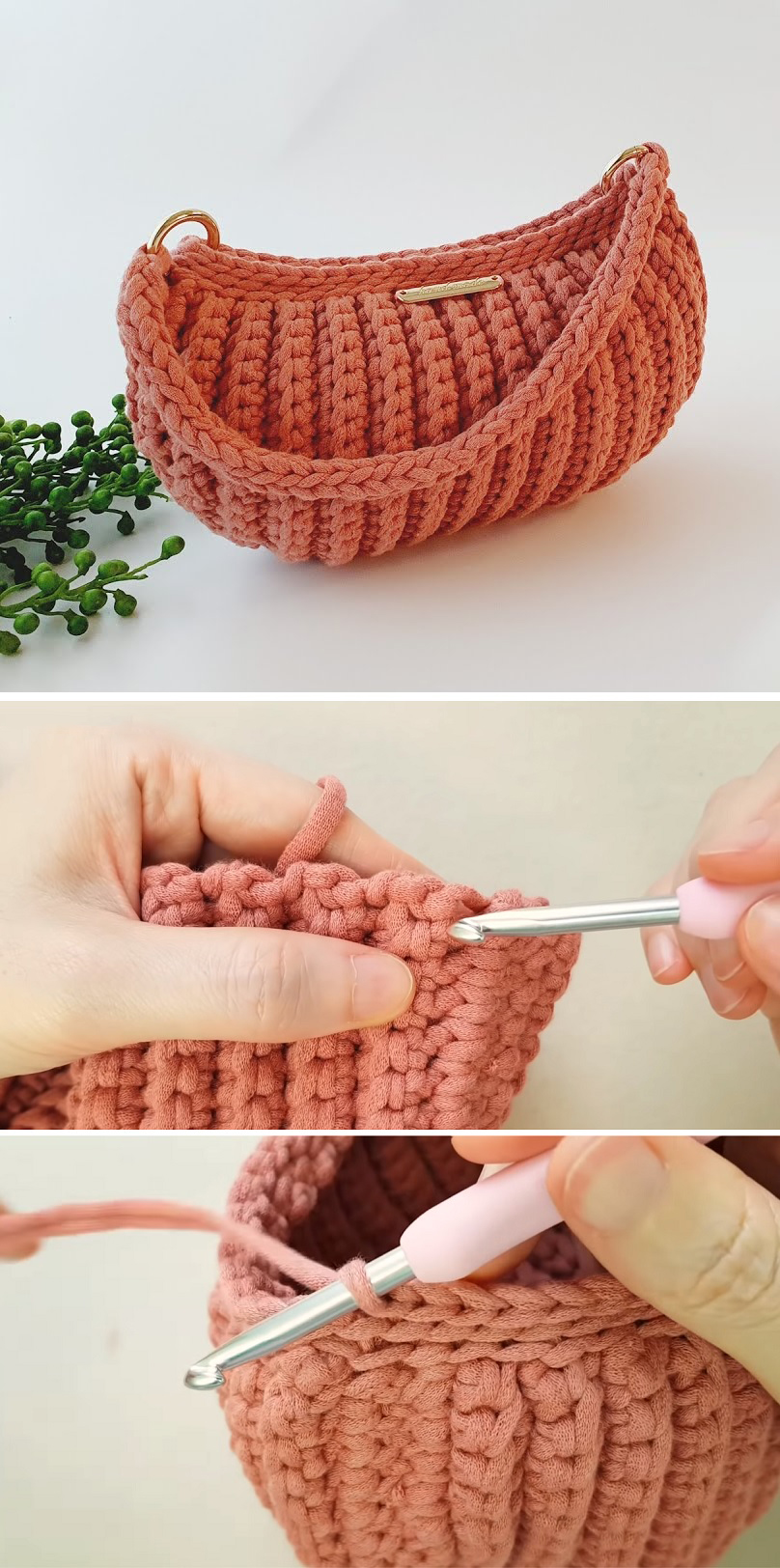 Simple Bag Crochet Pattern – Tutorials & More
