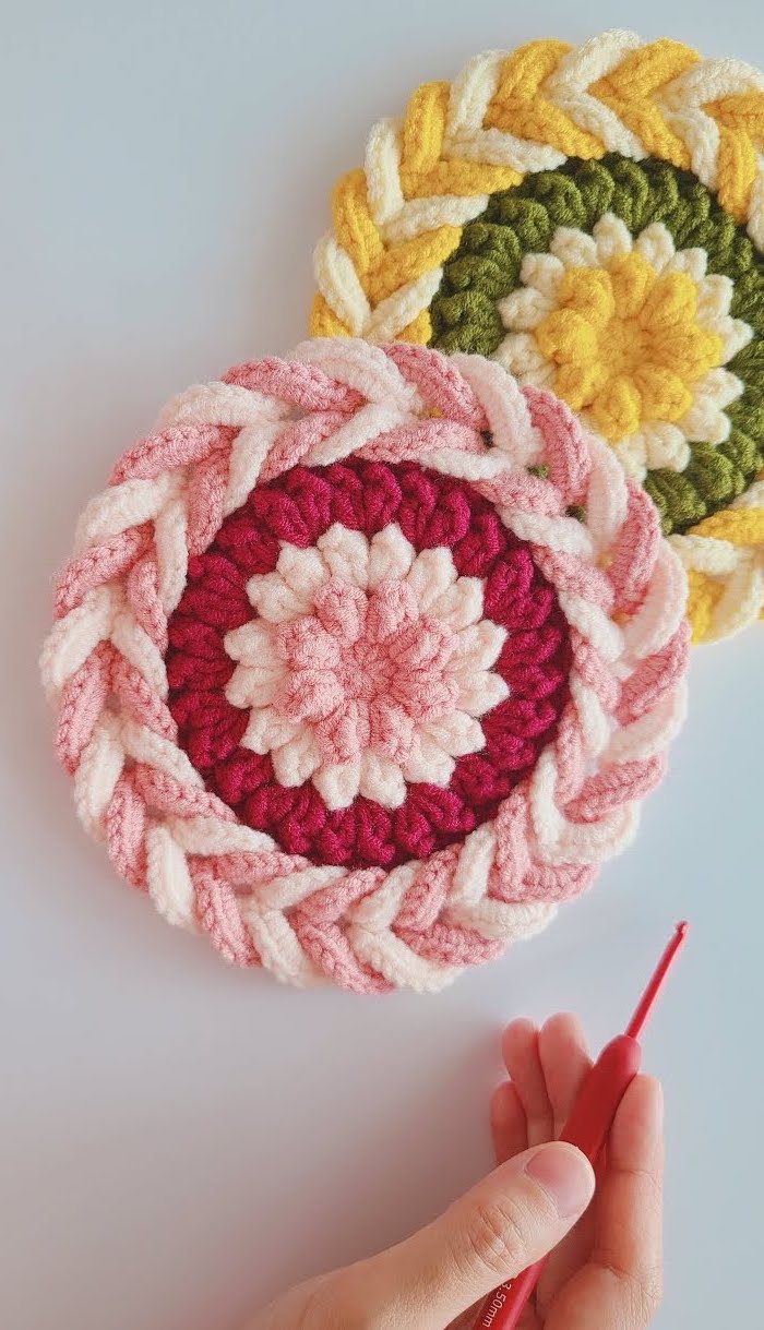 Easy Crochet Coaster DIY Tutorials More