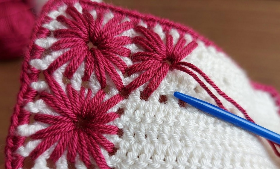 Add Star on a Crochet Stitch