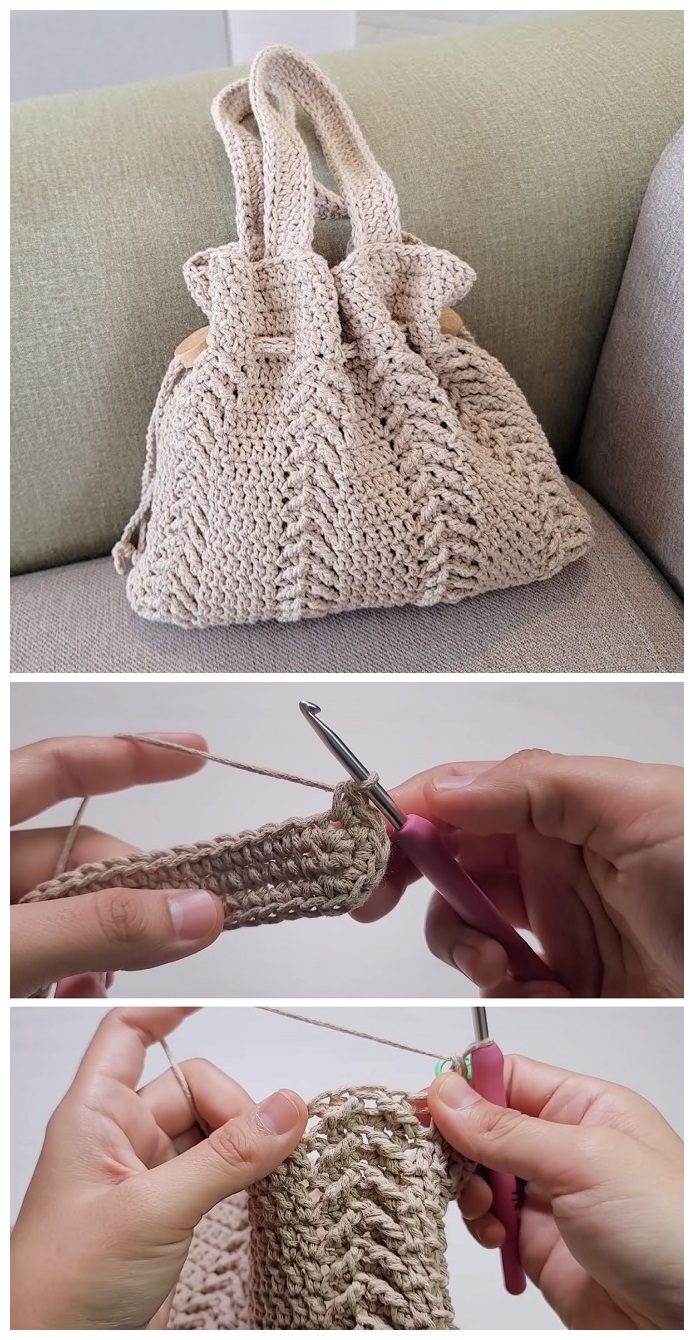 Simple Crochet Tote Bag Tutorial 