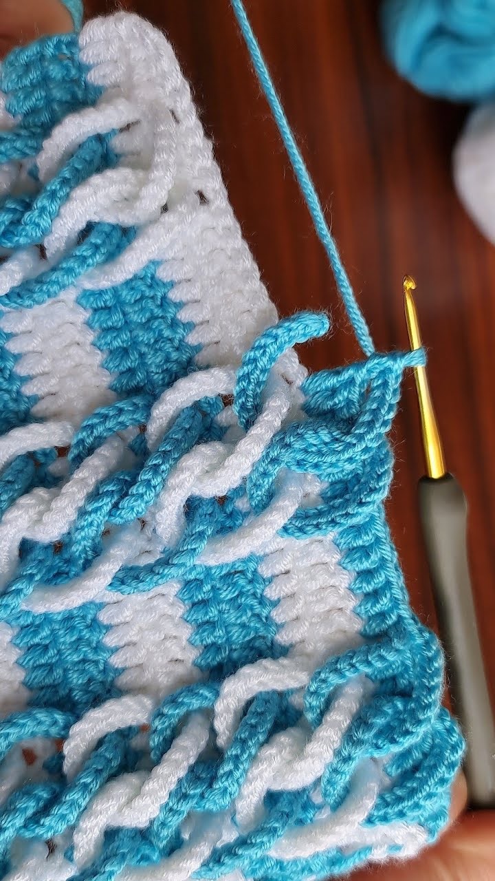 Crochet 3D Stitch – Free Tutorial