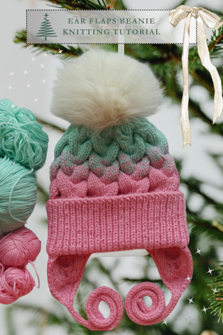 Ear Flaps Beanie Knitting Tutorial – Design Peak