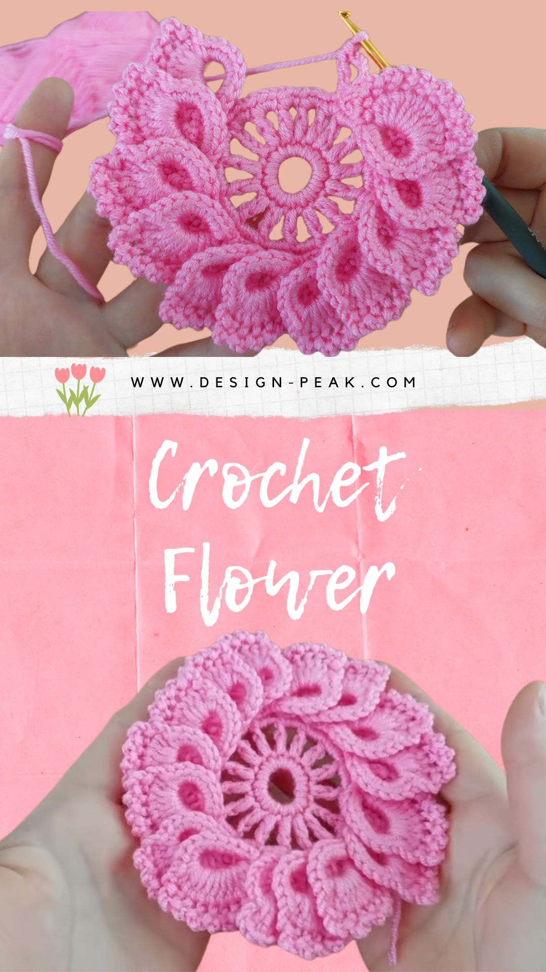 Beginners Guide to Crocheting Flower