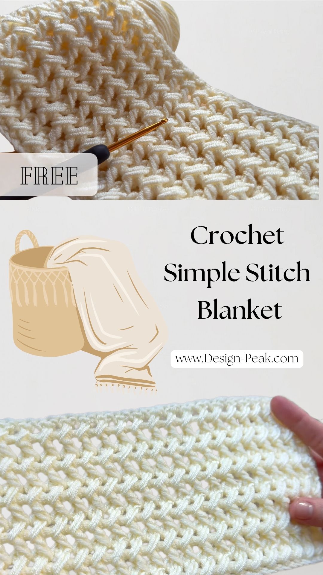 Simple Stitch Blanket to Crochet