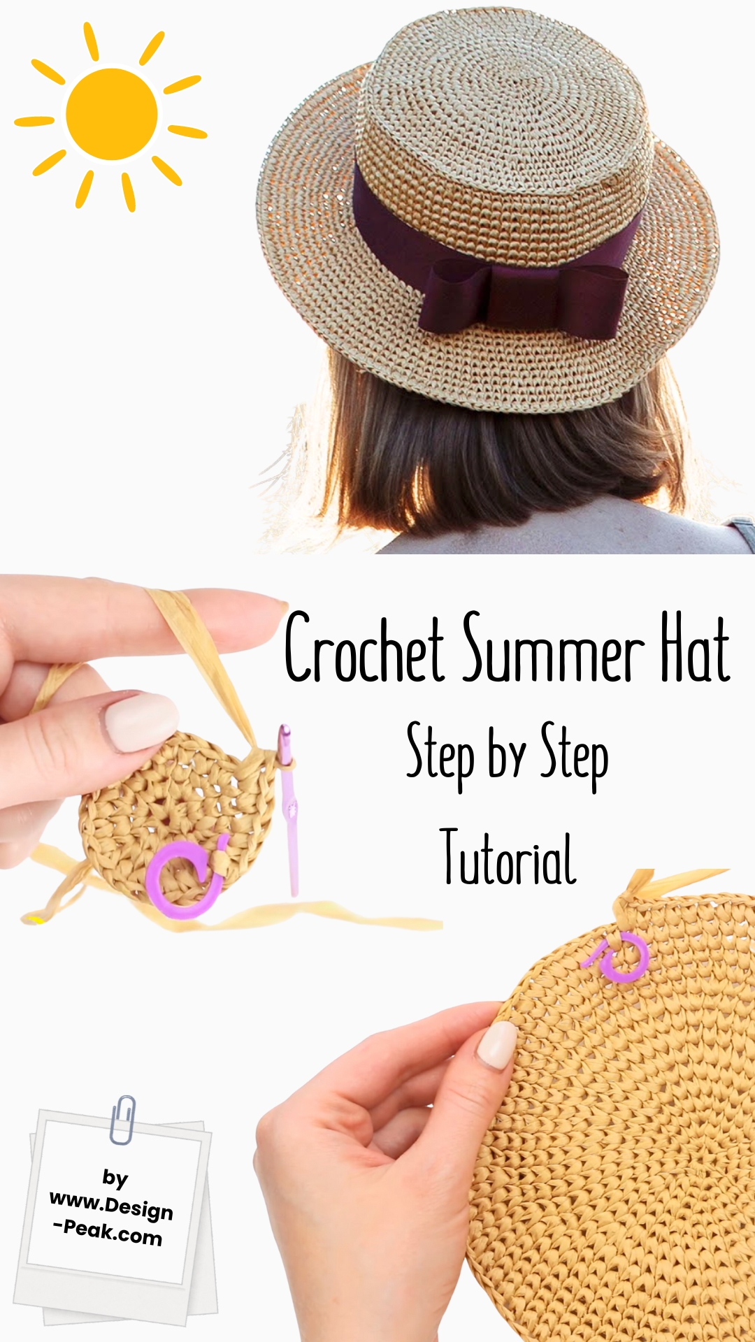 Step by Step Guide: Crochet Summer Hat