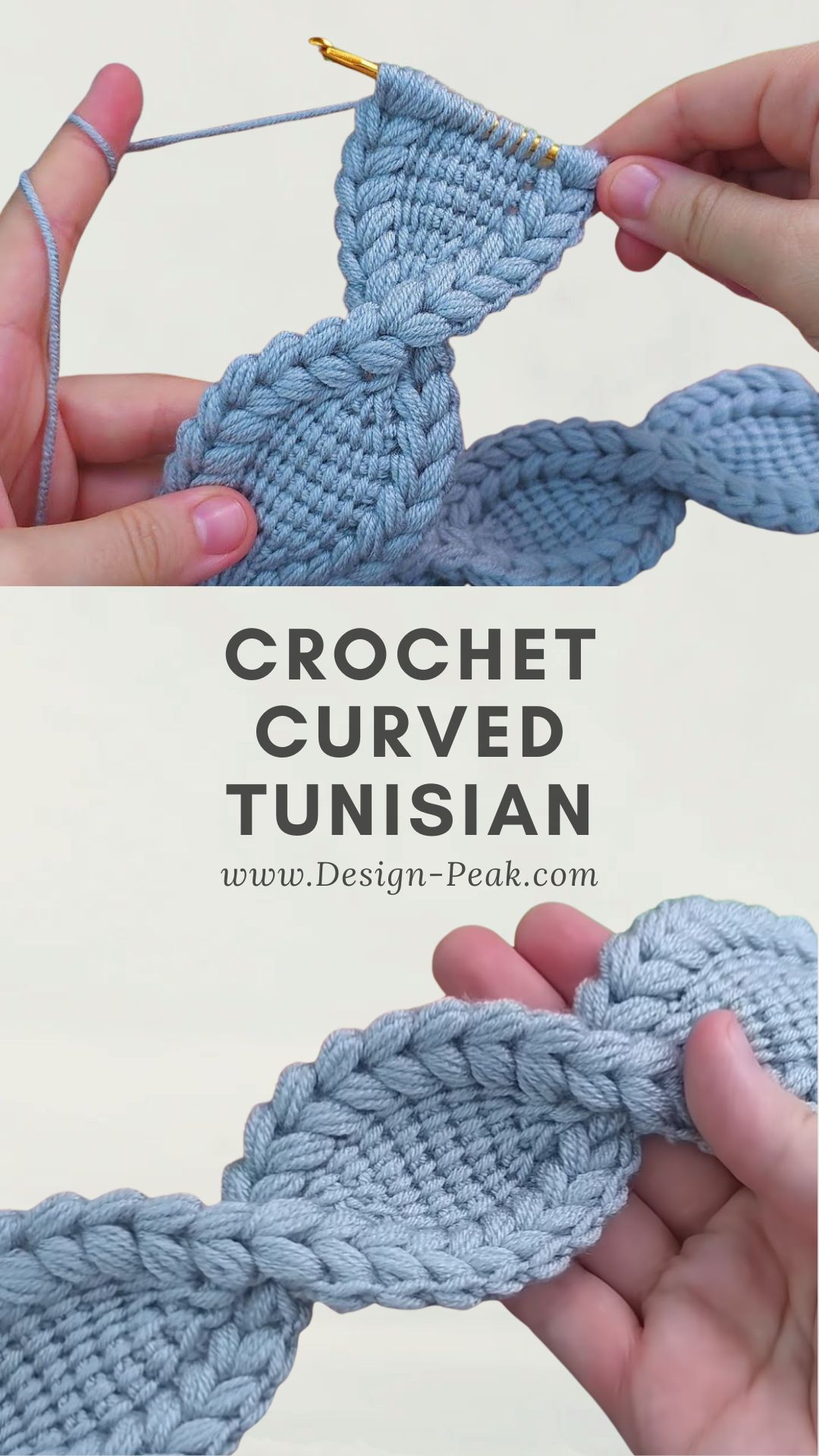 Crochet Curved Tunisian